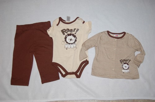 Baby Boys THREE PC OUTFIT Jumper PANTS 