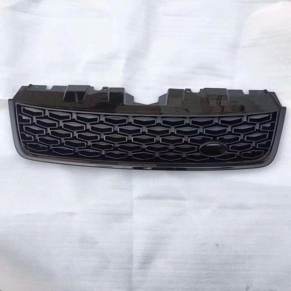 Full Black Front Bumper Mesh Grille for Land Rover Discovery Sport 2015-2019 - Image 2 of 4