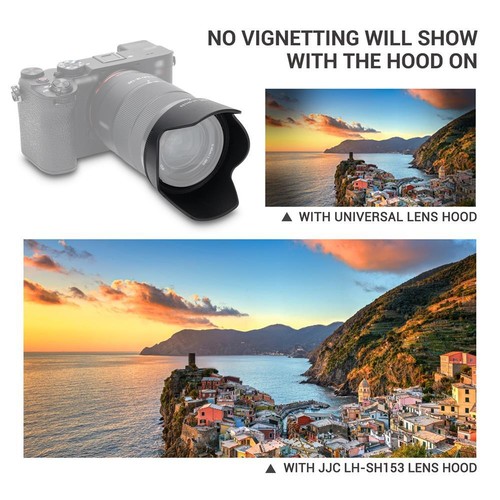 Reversible ALC-SH153 Lens Hood For Sony E 18-135mm f/3.5-5.6 OSS Lens (SEL18135) - Picture 5 of 12
