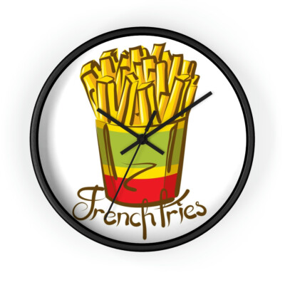 Wall clock French fry's Vintage Logo