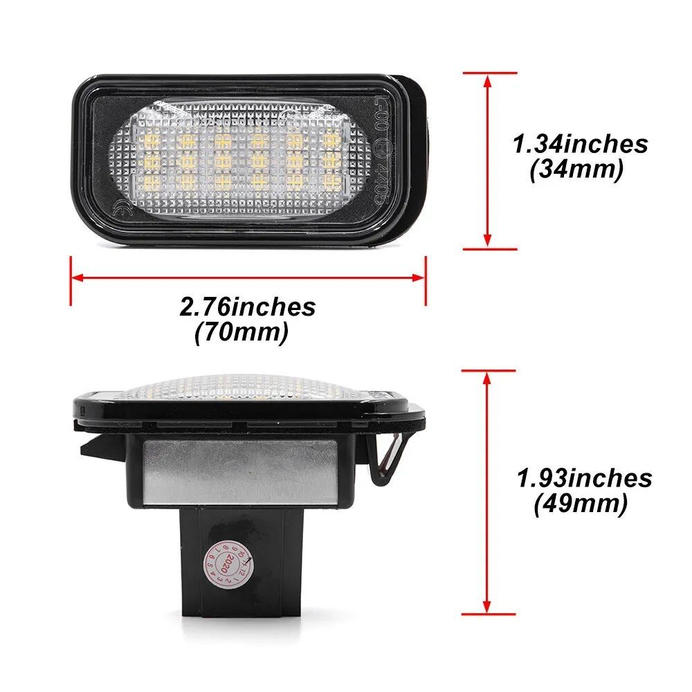 LP006S28 Mercedes LED license plate light: C-class W203 Sedan, SL-class R230, CLK-Clasa A209 / C209 LP006S28 Mercedes LED license plate light: C-class W203 Sedan, SL-class R230, CLK-Clasa A209 / C209