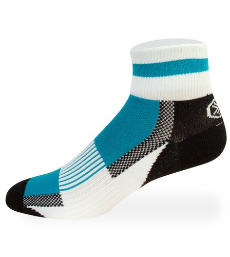 Aero Tech Coolmax Quarter Crew Socks - American Made Sock - Picture 31 of 32