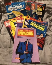 Lot Of 10 Silent Invasion Comics Michael Cherkas Larry Hancock 1986-88 Sci-Fi