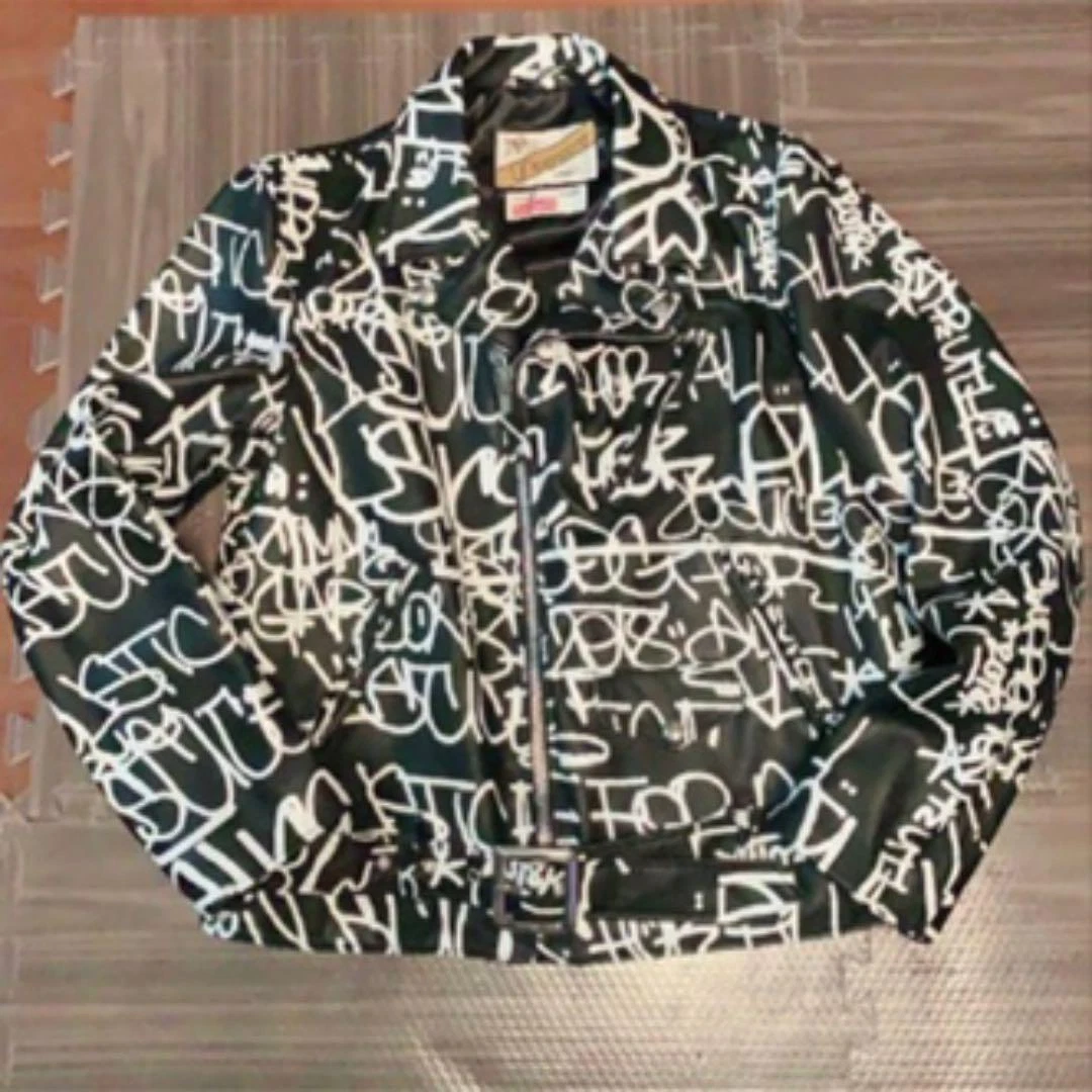 Supreme × COMME des GARCONS ×SCHOTT Leather Jacket SIZE M