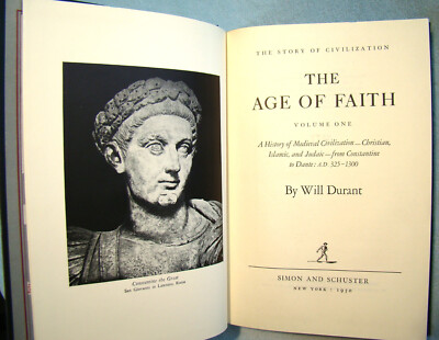 Story Of Civilization: The Age Of Faith ~1950 HC 2Vols Slipcase