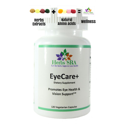 Enhanced Eye Wellness: Bilberry, Vit C, E, Omega 3, Copper, CoQ10, 120 Capsules.