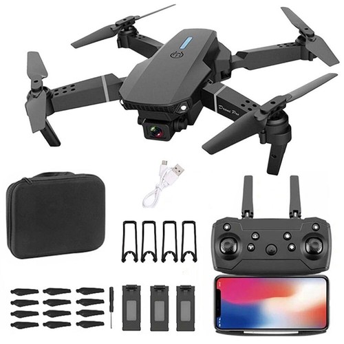 RC Professional Drone Dual HD Camera Pro 4K Optical Flow WIFI FPV Quadcopter - Picture 2 of 13