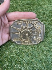 100 Years of Liberty 1886-1986 Belt Buckle.