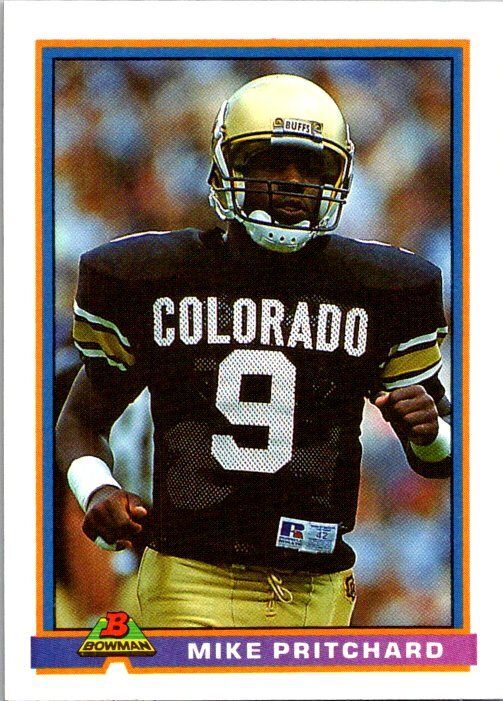 1991 Bowman #29 Mike Pritchard NearMint/Mint