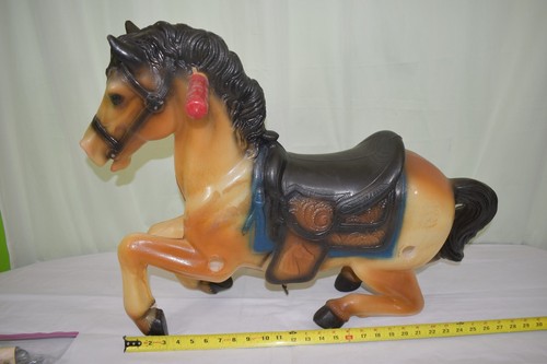 Vintage Flexible Electronic Spring Horse THUNDER Ride On Toy WORKS BEAUTIFUL - Picture 9 of 17