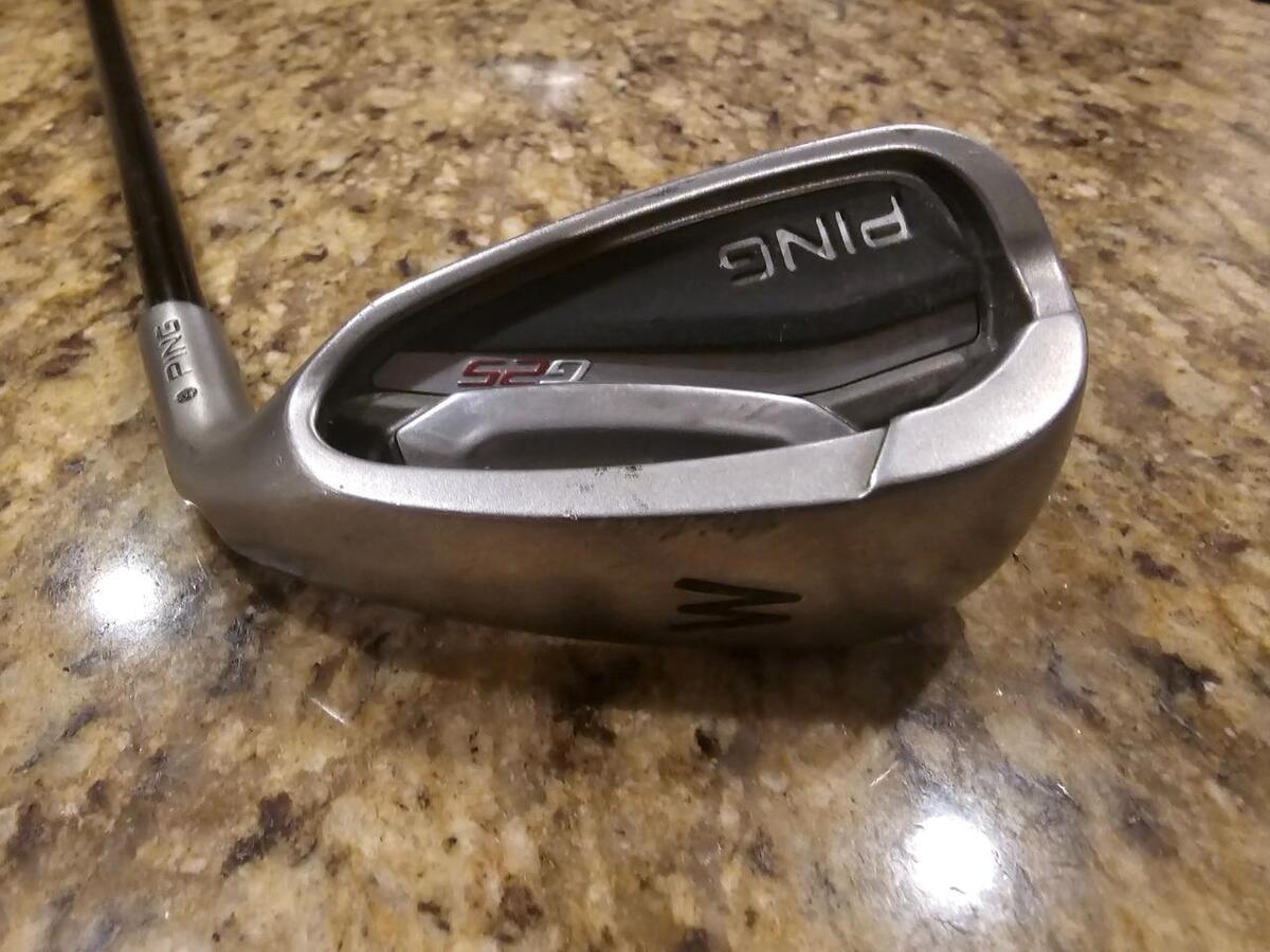 Left-Handed Ping G25 Yellow Dot Pitching Wedge Seniors Steel Shaft Ping Grip Left-Handed Ping G25 Yellow Dot Pitching Wedge Seniors Steel Shaft Ping Grip