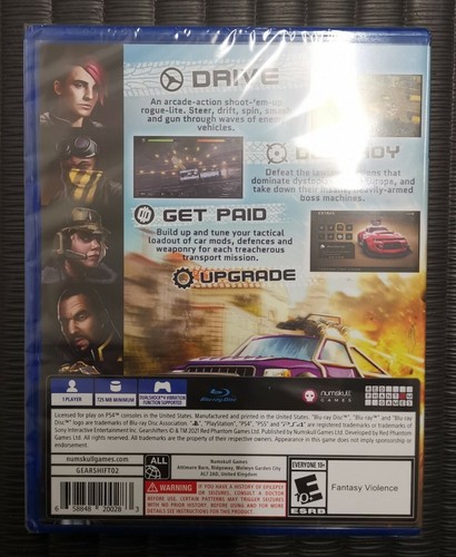 Gear Shifters - Playstation 4 PS4 - NEW - Gearshifters - VGA WATA Sealed - Bild 2 von 6