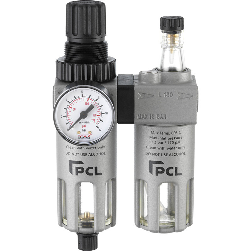 PCL ATCFRL6 Air Filter Regulator Lubricator for Air Compressor Air Tools