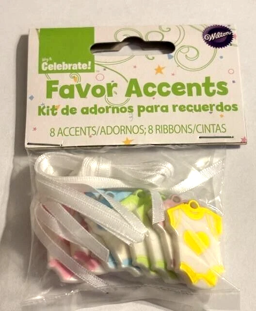 Baby душа цельный футболка галстук Ons пользу акценты лот из 6 пакетов 8 WILTON - Изображение 2 из 3