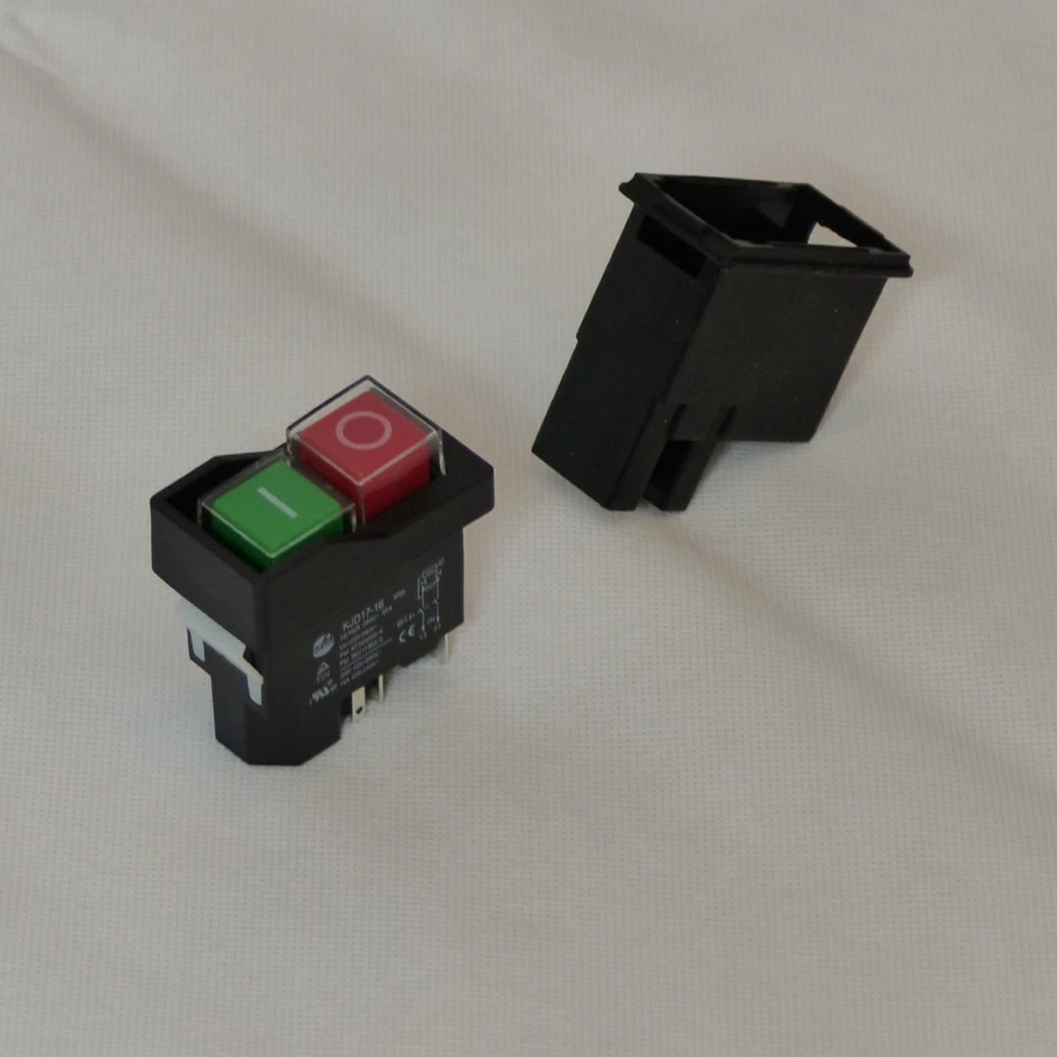 Schalter KEDU KJD 17 passend für ASGATEC EH 2501 Häcksler Gartenhäcksler Neu - Bild 2 von 4