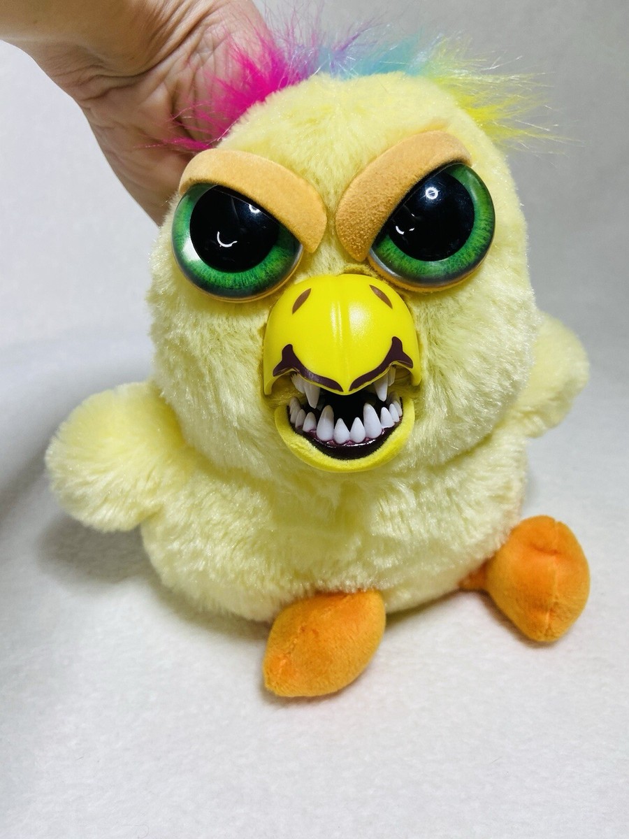 8” Feisty Pets Treacherous Travis Chick Face Changing Plush Sweet