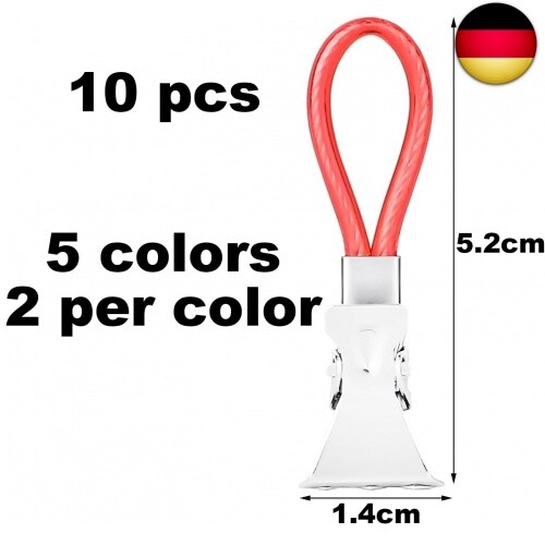 10 Stück Handtuchklammern,Aufhänger für Handtücher,Handtuchaufhänger Clip - Bild 2 von 7