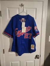 Mitchell  Ness Vladimir Guerrero 2002 Montreal Expos BP Jersey Sz 40 Medium