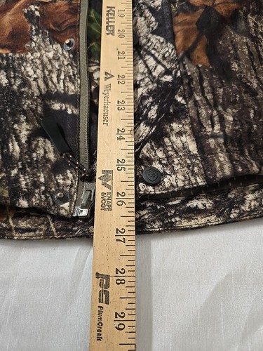 Game Winner Mossy Oak Break Up Camo Jacket Full Zip With Hood SIZE M - Picture 14 of 16