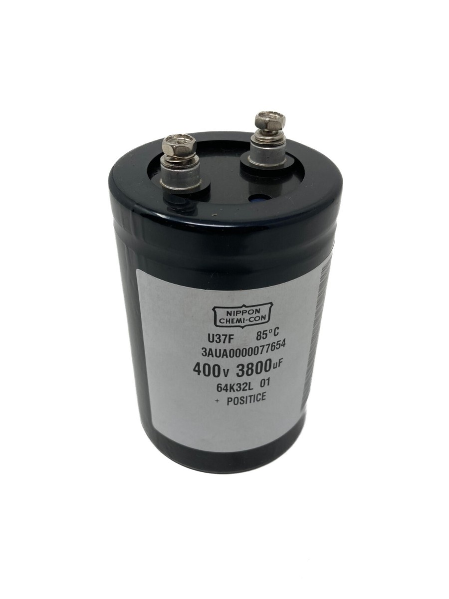 Nippon Chemi-Con U37F Capacitor | 3AUA0000077654 - sold as is used 