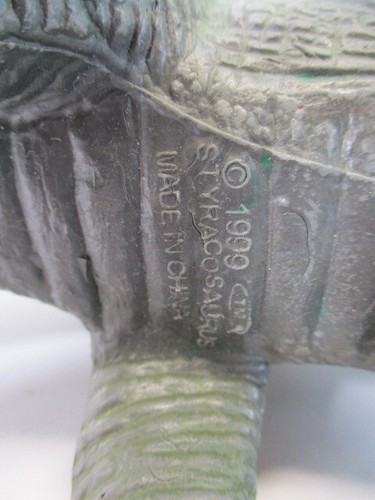 Lotto 3 DINOSAURI 1997 Diplodocus 1999 Styracosaurus 1986 Ankylosaurus giocattolo plastica - Foto 14 di 21