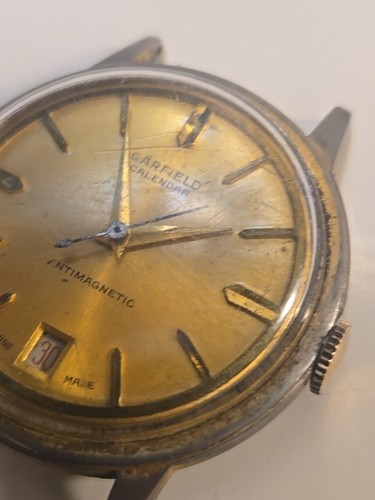Rare Garfield Calendar Antimagnetic Date Self Winding Watch Face - Picture 7 of 11