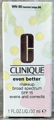 Clinique ~ noch besseres Make-up Breitspektrum LSF 15 ~ WN 80 TAWNIED BEIGE ~ 1oz.- NEU