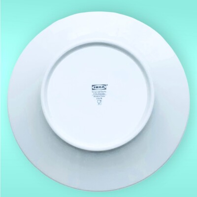 IKEA Sweden OFTAST 218 78 White Tempered Opal Glass 3/8