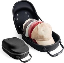 Hat Carrier Storage Bag Hard Baseball Hat Case with Adjustable Shoulder Strap