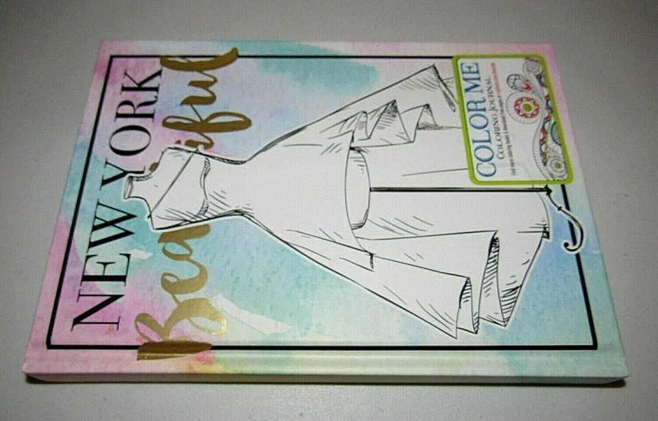 BEAUTIFUL"NEW YORK FASHION IS MY PASSION" COLORING DOODLING STRESS FREE JOURNAL - Image 3 of 4
