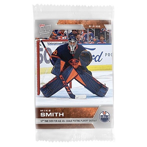 2021-22 NHL Topps NOW® Sticker #452 🏒 Mike Smith 🏒 Edmonton Oilers - Bild 2 von 2