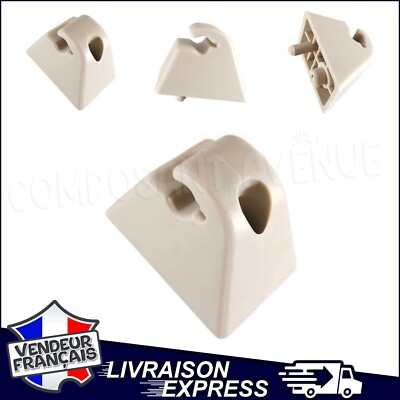 2 Pièces Clip Pare Soleil,Crochet Pare-Soleil Remplacement Fixation