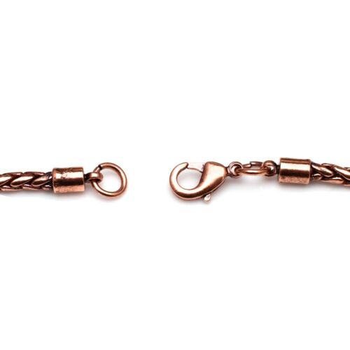 100% Pure Oxidize Copper Wheat Viking jewelry copper Chain Necklace RJ-01 - Picture 3 of 9