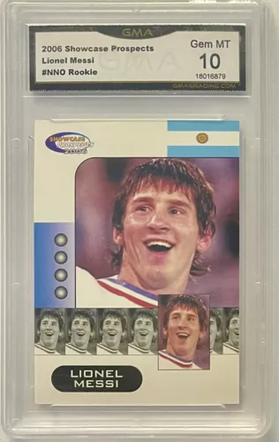 2006 Showcase Prospects LIONEL MESSI SGC 10 GEM MINT Rookie  RC