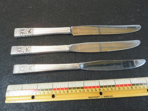 Coronation 1936 Teaspoons Dinner Knives Salad Forks Community Oneida Choice - Picture 4 of 30