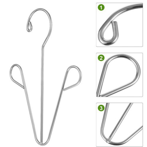 1/4/8/12PCS Shoes Hangers Drying Rack Stainless Steel Drying Racks Hanging Rachd - Picture 5 of 11