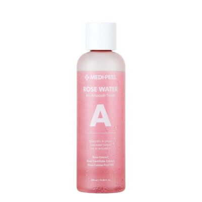 MEDI PEEL Rose Water Bio Ampoule Toner 500ml Anti-wrinkle Moisturizing K-Beauty