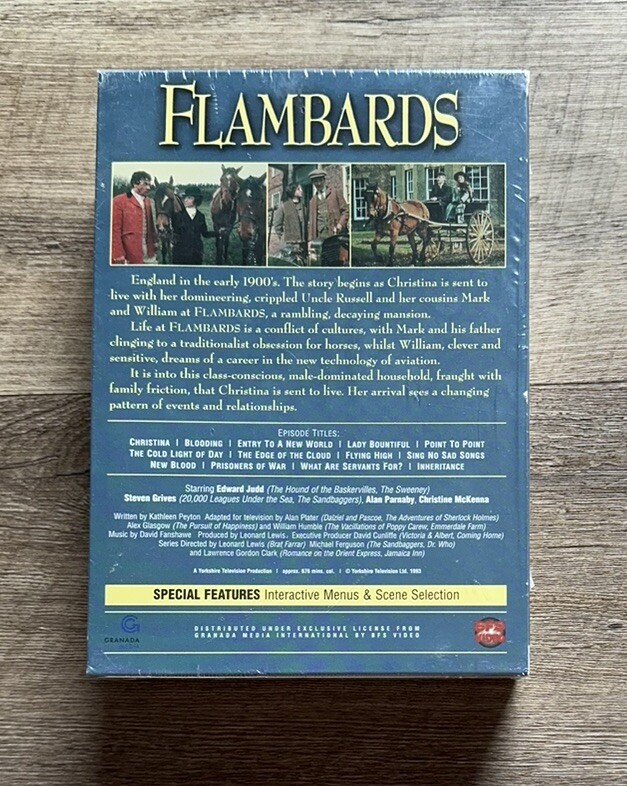 (未使用･未開封品)　Flambards [DVD] [Import] tu1jdyt Flambards (DVD, 2001, 3-Disc Set) Edward Judd, Christine