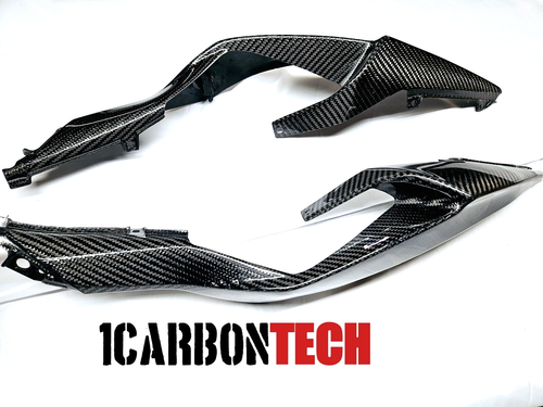 Kawasaki ZX-6R ZX-636 2019-2020-21-2022-23-24-2025 MOLDURAS TRASERAS DE FIBRA DE CARBONO REAL - Imagen 9 de 9