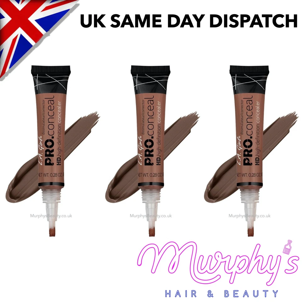 LA Girl | Pro Conceal HD Concealer (GC989 Mahogany) (3 PACK) - Image 1 of 1
