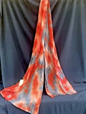 NEW WITH TAG JERSEY TIE DYE SCARF 69" LONG X 14" WIDE  L1
