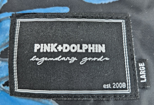 Pink Dolphin the sail away puffer jacket mens black OH11805SAJBL2 RARE Large - Picture 4 of 8