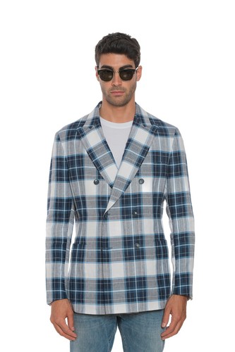 2150$ BELVEST Double Breasted Jacket Linen Cotton 42US / 52US 7R JACKETINTHEBOX - Picture 2 of 10