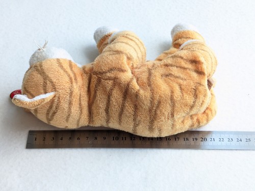 Ty Pluffies Soft Toy Purrz Kitten Ginger Cat Plush Cuddly Teddy Stuffed Animal - Picture 17 of 18