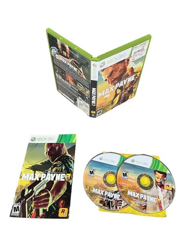 Microsoft Xbox 360 CIB COMPLETE TESTED Max Payne 3