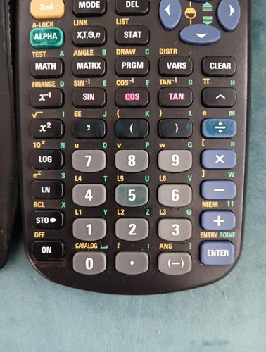 Texas Instruments TI-83 Plus Graphing Calculator With Cover Black Tested Working - Picture 11 of 11