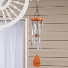 Personalized Wooden Wind Chime Hanging Porch Patio Garden Home Decor Custom Gift