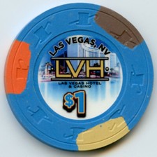  1 Casino Chip from the Las Vegas Hotel  Casino 2012 Obsolete