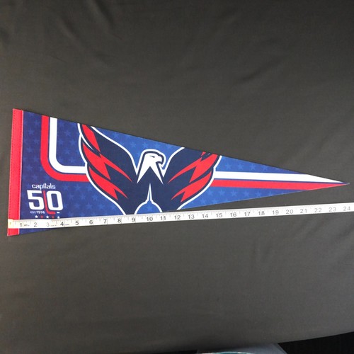 2024-25 NHL Washington Capitals Weagle Pennant 50th Anniversary Stadium Giveaway - Picture 2 of 4