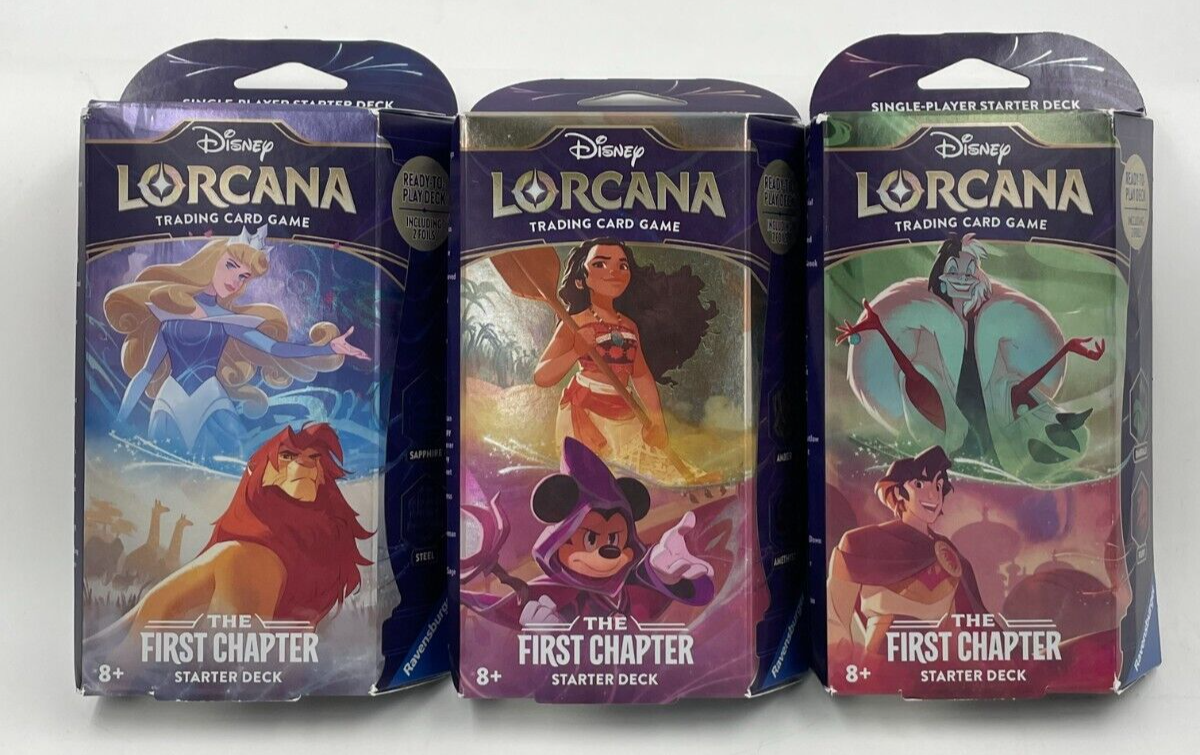 NEW Disney Lorcana Trading Card Game The First Chapter